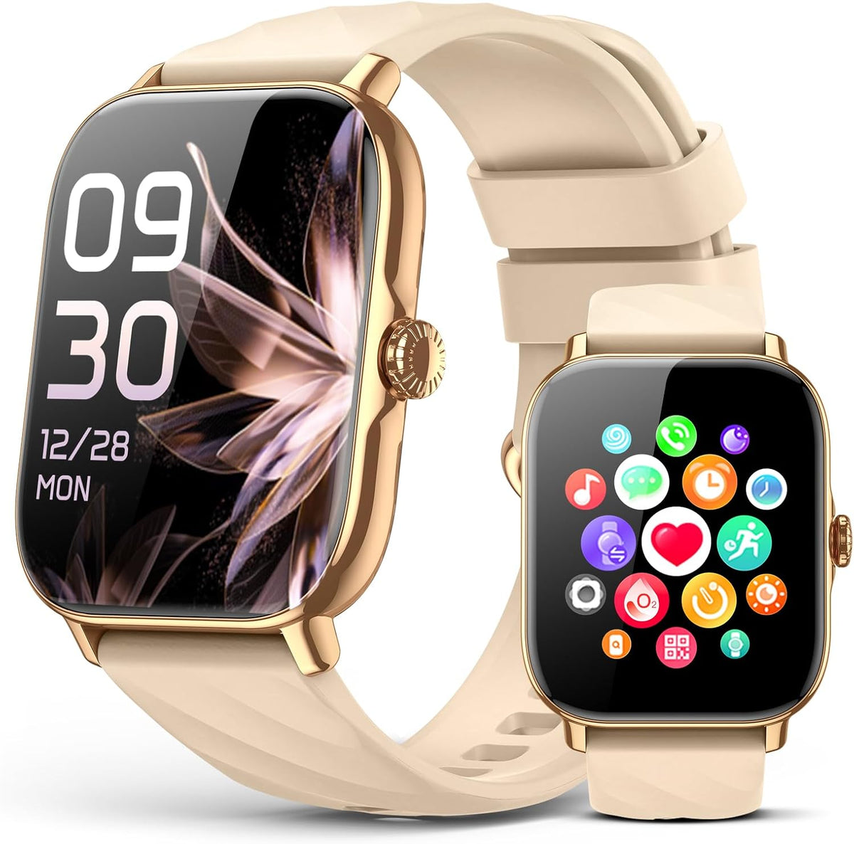 HK40 Full Touch AI SmartWatch For Men and Women Black（XD）